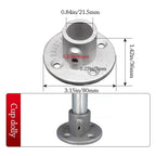 Aluminum Alloy Pipe Fitting Connector 1/2" & 3/4" Corner Elbow Pipe Fitting Connector Richie's 1-2--- D