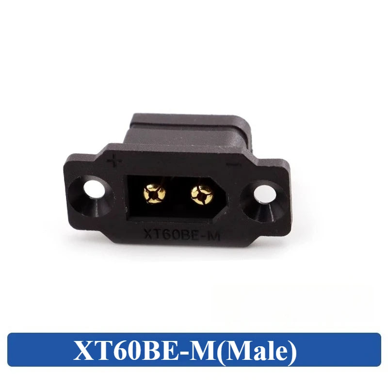 XT60 High Current Connector Plug – RC Aircraft & LiPo Battery RC Battery Connector Richie's XT60BE-M black