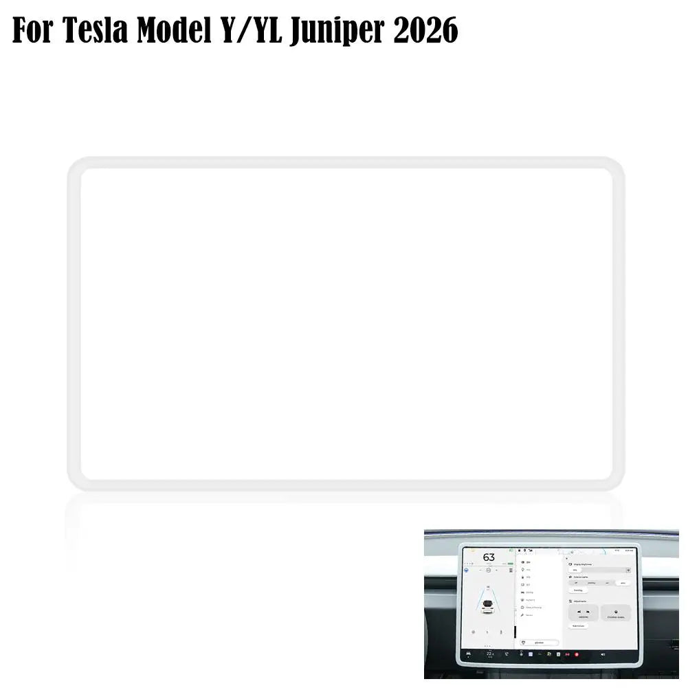 Tesla Model Y Juniper 2026 16" Screen Protector Silicone Frame Screen Protector Frame Richie's B