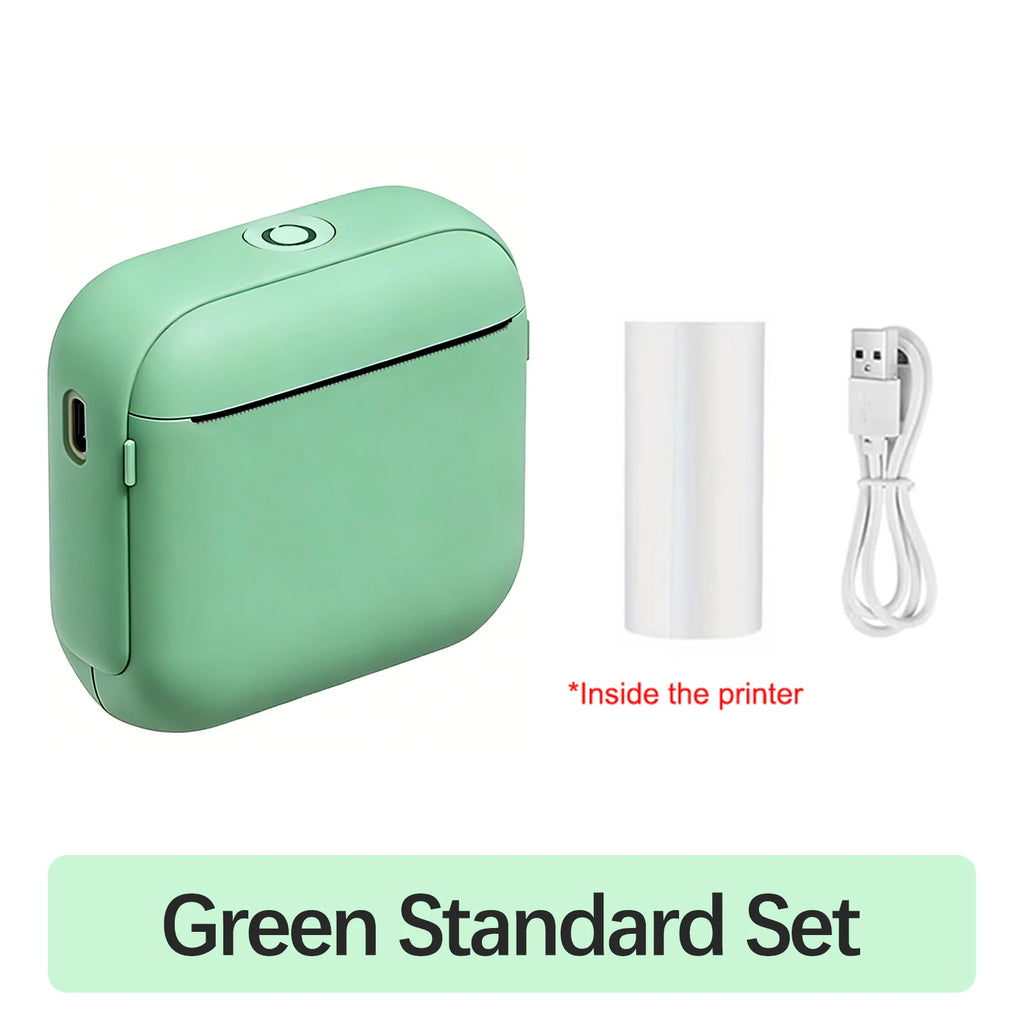 Marklife X6 Mini Bluetooth Thermal Printer – No Ink Label Maker Mini Thermal Printer Richie's Green Standard