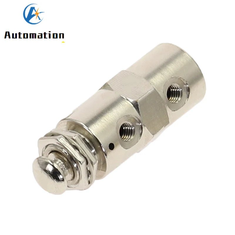 Pneumatic Valve 2-Position 5-Way M5 Push Button TAC2-4P Pneumatic Control Valve Richie's