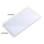 Car Sun Visor Vanity Mirror – HD Stainless Steel Makeup Mirror Car Visor Mirror Richie's Rectangular-S