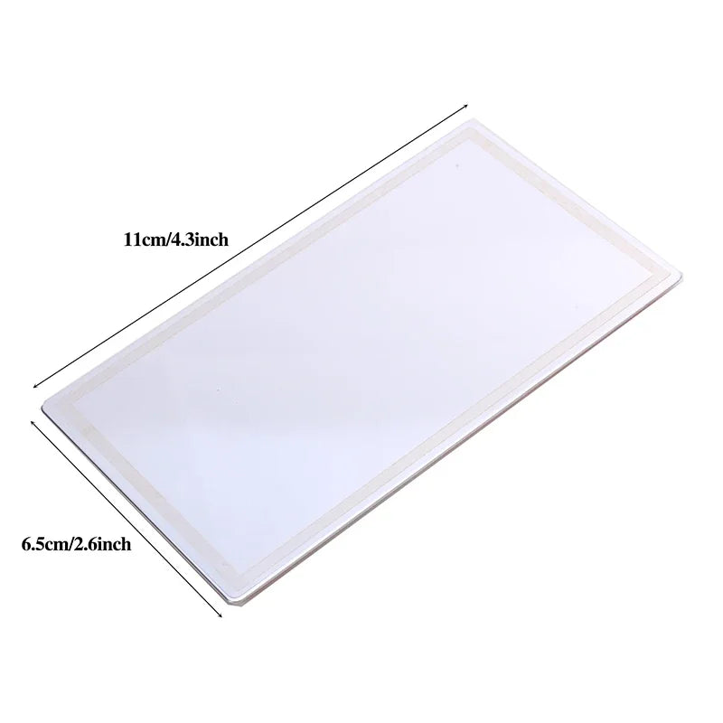 Car Sun Visor Vanity Mirror – HD Stainless Steel Makeup Mirror Car Visor Mirror Richie's Rectangular-S