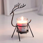 Metal Reindeer Candle Holder Christmas Table Decor Gift Candle Holder Richie's