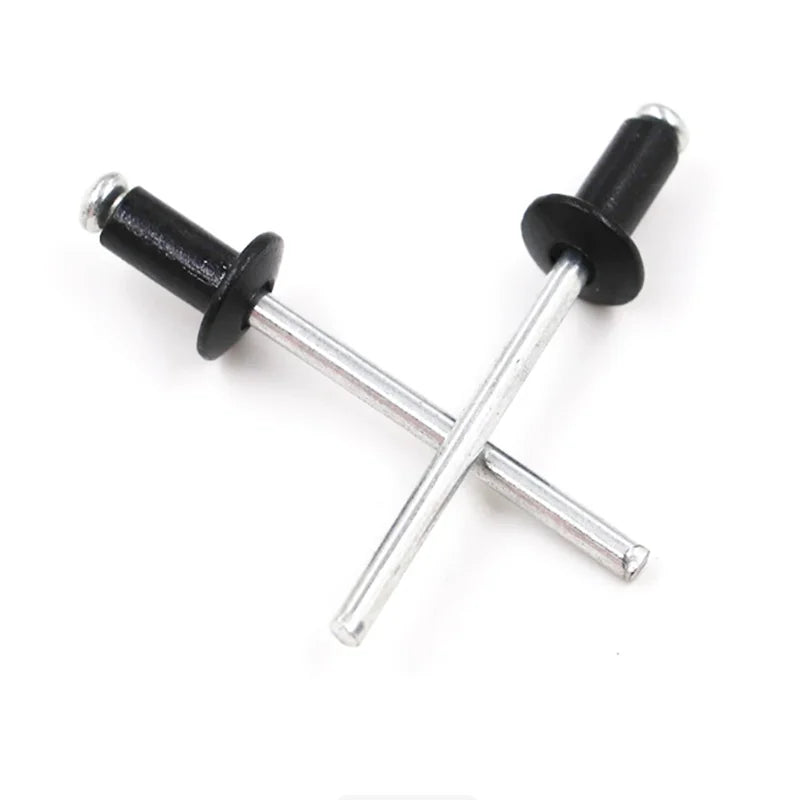 M4 Black Aluminium Blind Pop Rivets 50/100pcs – 6 to 30mm Blind Pop Rivets Richie's