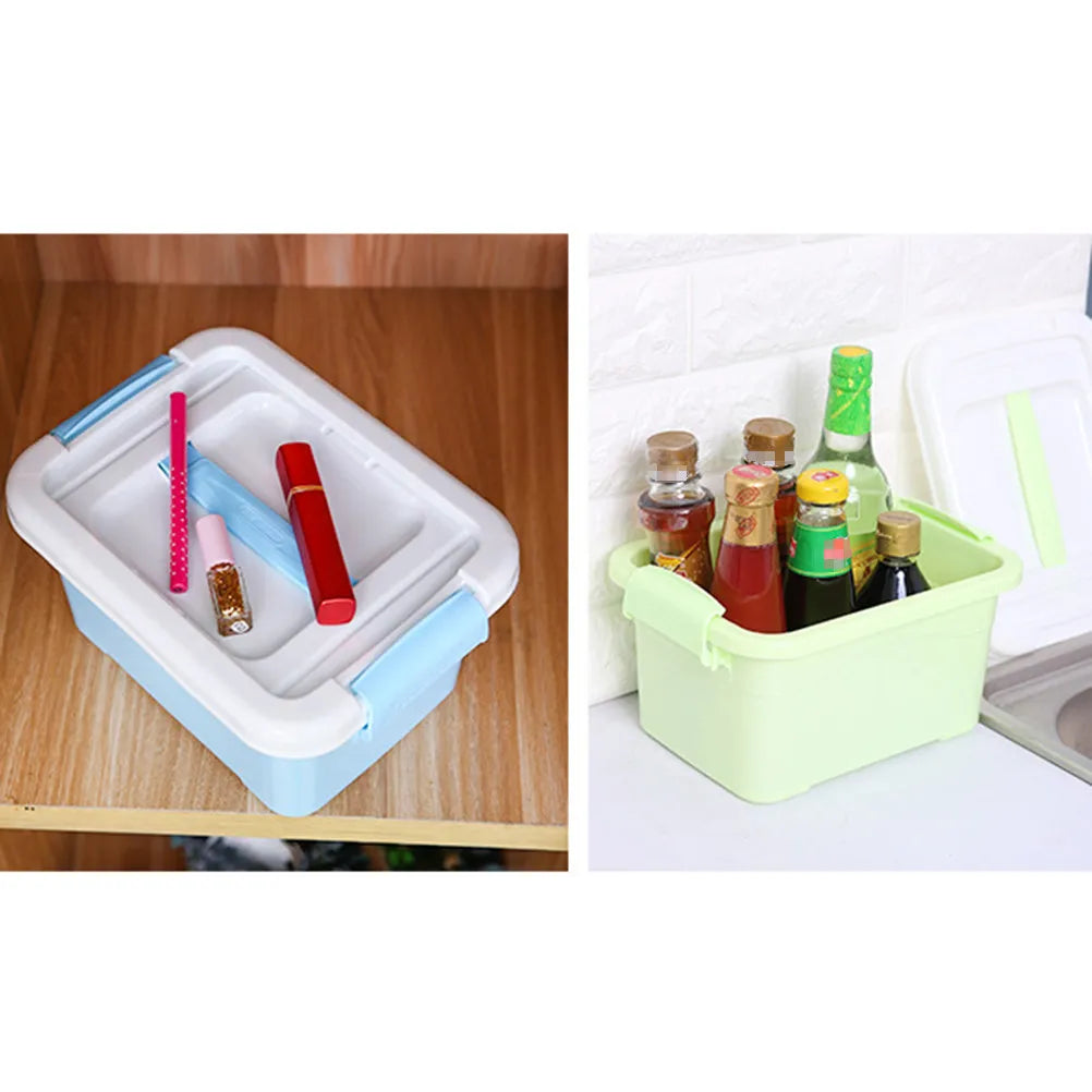 Portable Snap Buckle Plastic Storage Box – Stackable Organizer Plastic Storage Box Richie's