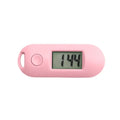 Mini LCD Keychain Clock Luminous Backlight Digital Watch Mini Keychain Clock Richie's Pink