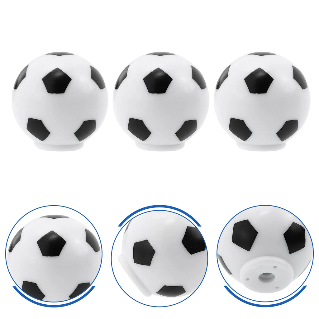 5-Pack Soccer Football Cabinet Knobs Kids Room Drawer Pulls Cabinet Knobs Richie's Black Black 3.3x3.3cm
