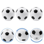 5-Pack Soccer Football Cabinet Knobs Kids Room Drawer Pulls Cabinet Knobs Richie's Black Black 3.3x3.3cm
