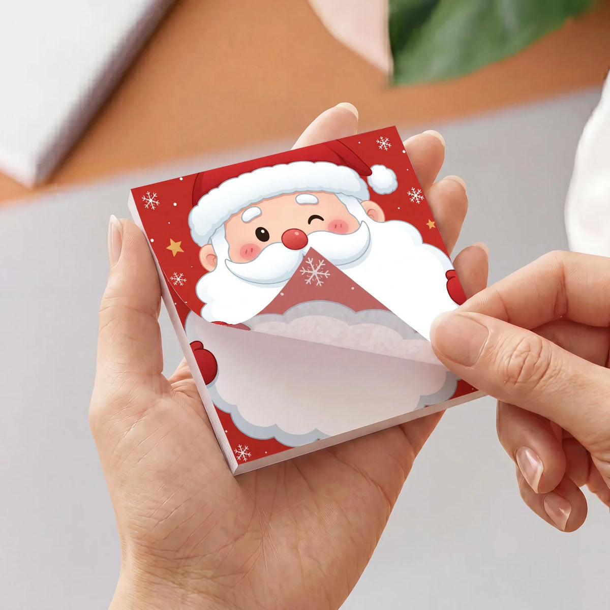 2-Pack Christmas Sticky Notes Santa Snowman Memo Pads Christmas Sticky Notes Richie's