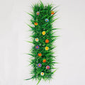 Artificial Grass Turf Mat with Flowers | Fake Green Lawn Decor Artificial Turf Mat Richie's W. 14cm