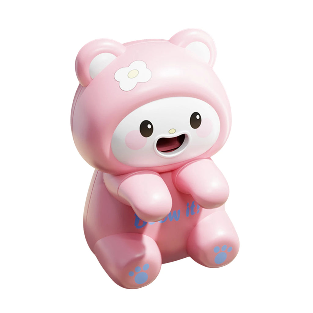 JOCESTYLE USB Clip-On Food Cooling Fan – Cartoon Frog Cup Fan Clip-On Mini Fan Richie's Pink