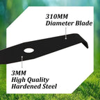 2-Tooth Universal Trimmer Blade 310mm – Brushcutter Strimmer Brushcutter Blade Richie's