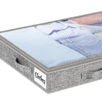 Under Bed Storage Bins – Large Foldable Organizer Containers Under Bed Storage Bin Richie's