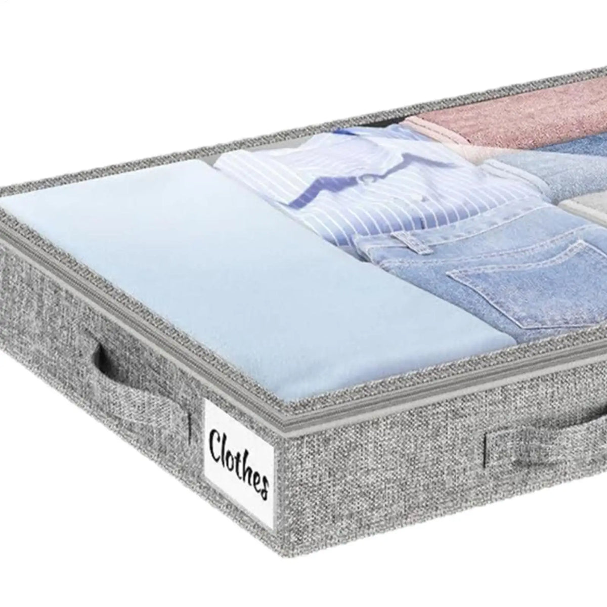 Under Bed Storage Bins – Large Foldable Organizer Containers Under Bed Storage Bin Richie's