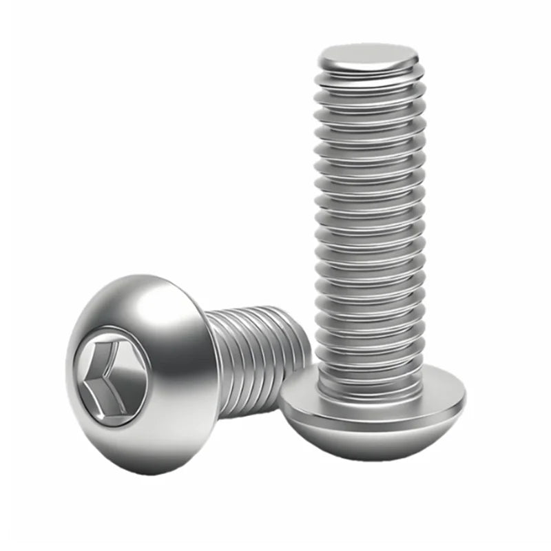 600Pcs M3 Stainless Steel Hex Socket Button Head Screws Nuts Kit Screw & Nut Kit Richie's