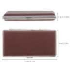 120mm Slim Cigarette Case Metal PU Holder for Men & Women Cigarette Case Richie's