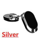 1080° Rotatable Magnetic Car Phone Holder | Universal Fit Car Phone Mount Richie's Silver