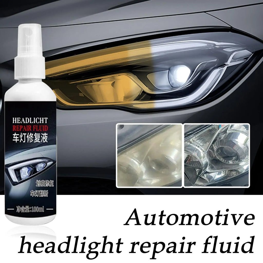 Car Headlight Restorer & Cleaner Fluid 100ml | UV Protection Headlight Restorer Fluid Richie's