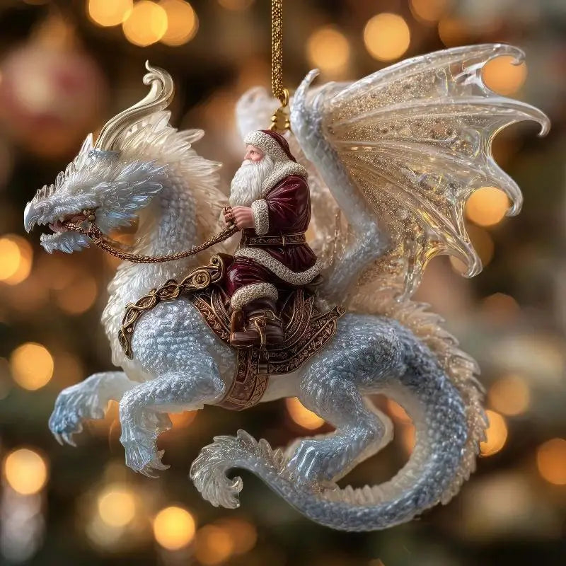 Animal Christmas Tree Ornaments – 2D Flat Acrylic Xmas Pendants Christmas Ornaments Richie's A5