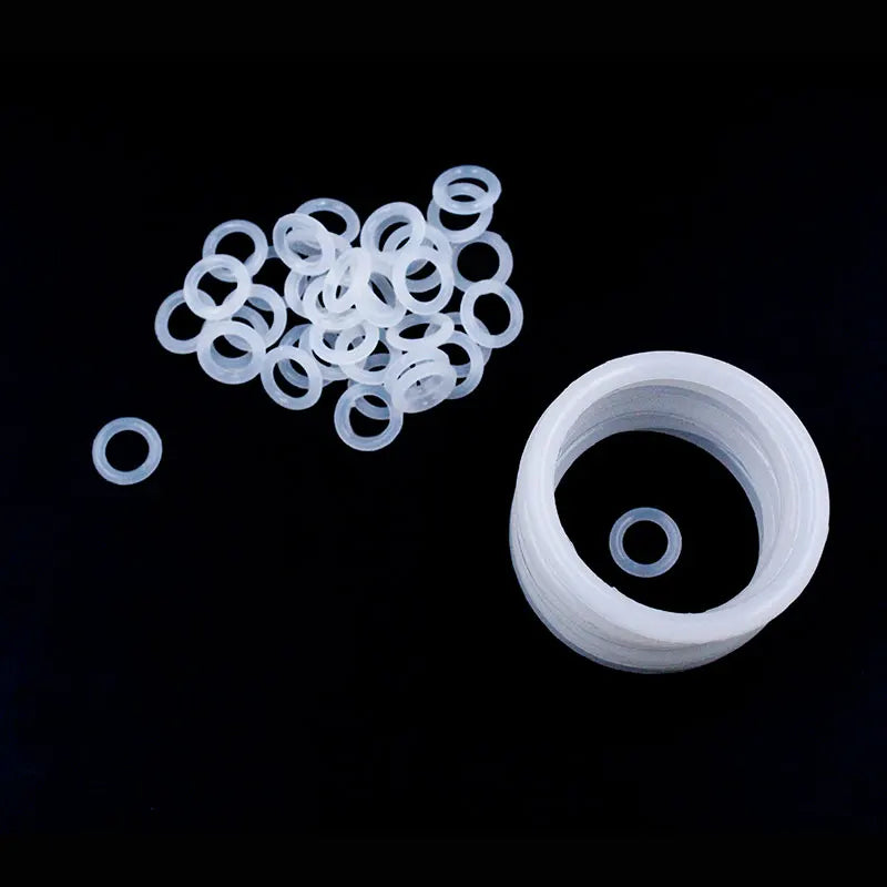 20PCS White VMQ Silicone O-Rings CS3.5mm OD24–30mm Gasket Silicone O-Ring Gaskets Richie's