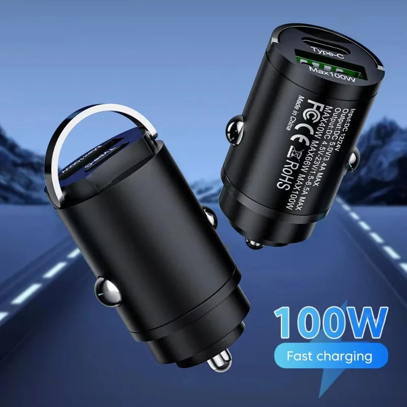 Mini USB-C Car Charger 20W Fast Charging – iPhone & Samsung USB-C Car Charger Richie's