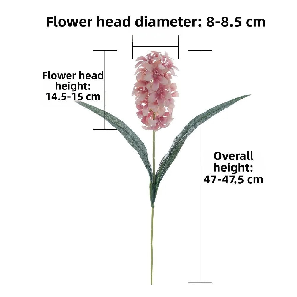 Pink Artificial Silk Hyacinth Bouquet – Wedding & Home Decor Artificial Silk Flowers Richie's
