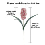 Pink Artificial Silk Hyacinth Bouquet – Wedding & Home Decor Artificial Silk Flowers Richie's