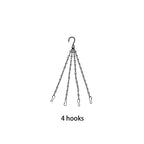 40cm Metal Hanging Chain for Flower Pots & Garden Baskets Plant Hanger Chain Richie's Black 1