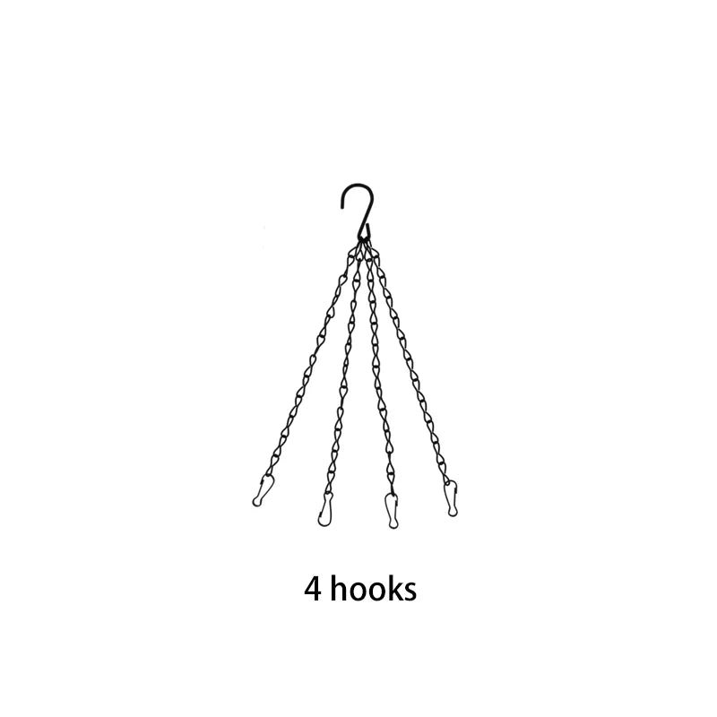 40cm Metal Hanging Chain for Flower Pots & Garden Baskets Plant Hanger Chain Richie's Black 1
