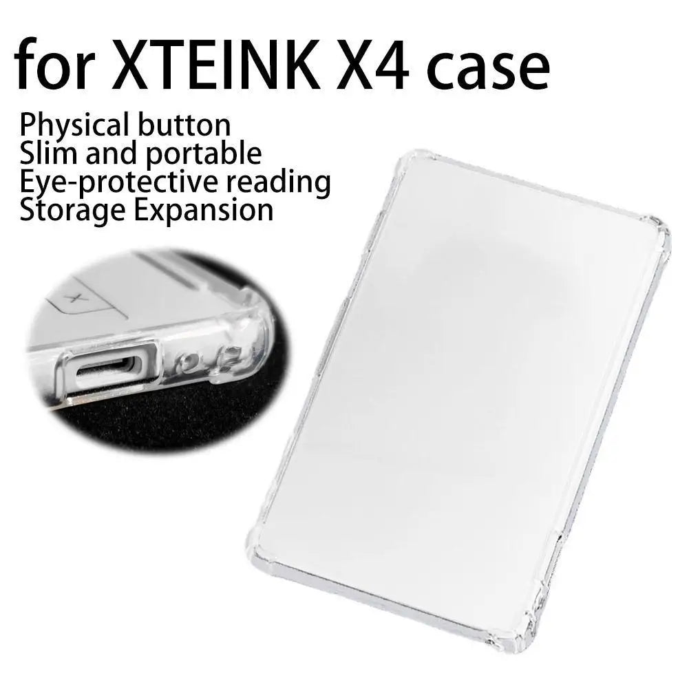 Clear TPU Case for Xteink X4 E-Reader – Slim Shockproof Cover E-Reader Case Richie's
