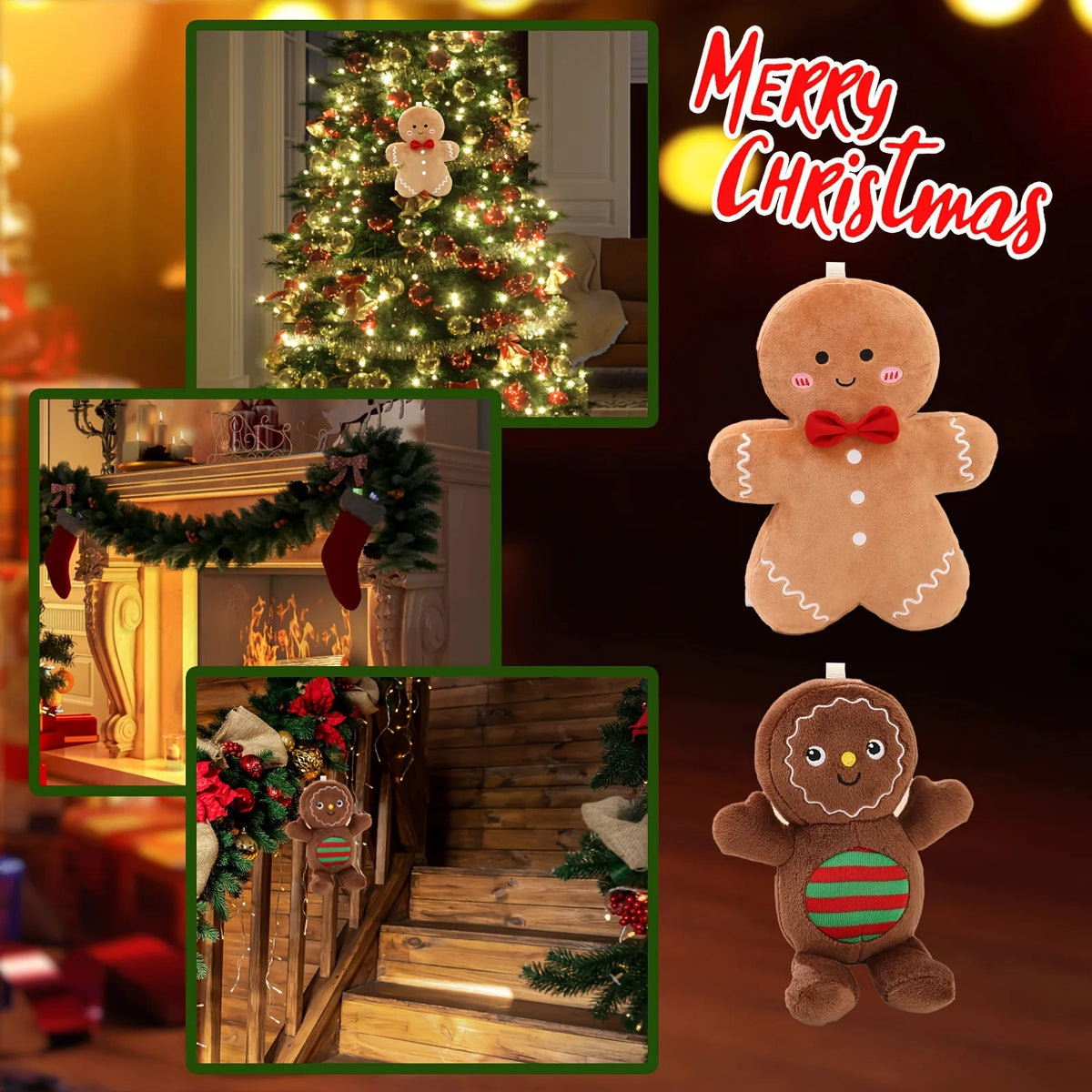 Soft Polyester Christmas Tree Hanging Ornament – Festive Decor Christmas Ornament Richie's