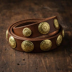Solid Brass Chrysanthemum Rivets for DIY Leathercraft & Bags Decorative Leather Rivets Richie's
