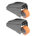 2Pcs Door Bottom Support Wheels Silent Heavy Duty Rubber Roller Door Roller Wheels Richie's Default Title