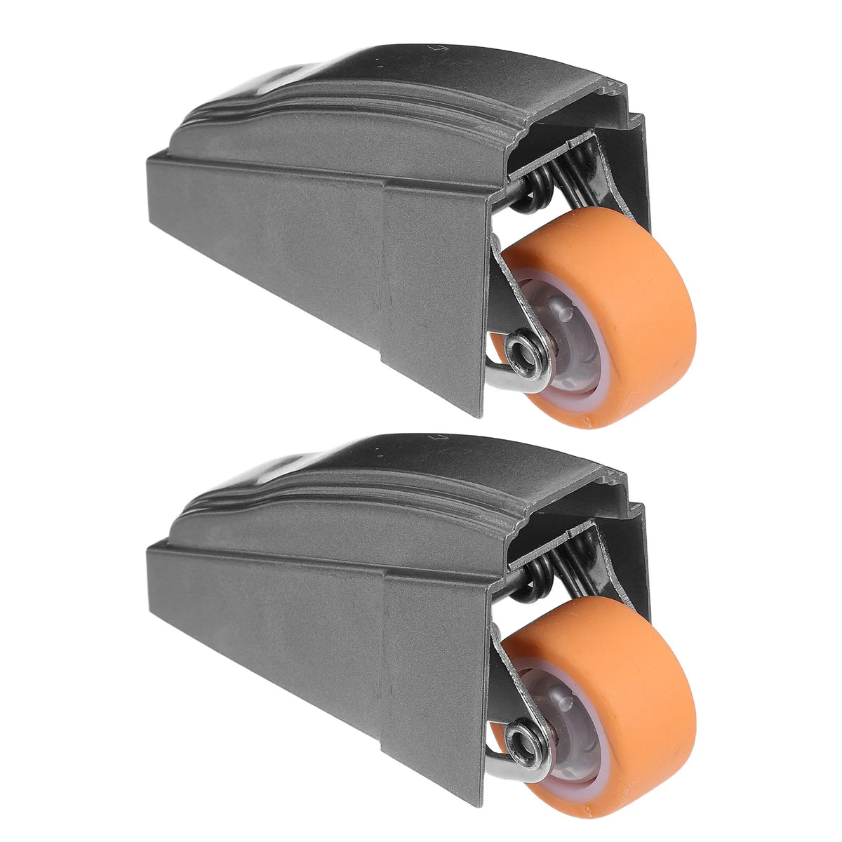 2Pcs Door Bottom Support Wheels Silent Heavy Duty Rubber Roller Door Roller Wheels Richie's Default Title