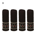 4-Pack Non-Slip Knitted Furniture Leg Covers – Floor Protector Furniture Leg Covers Richie's 3
