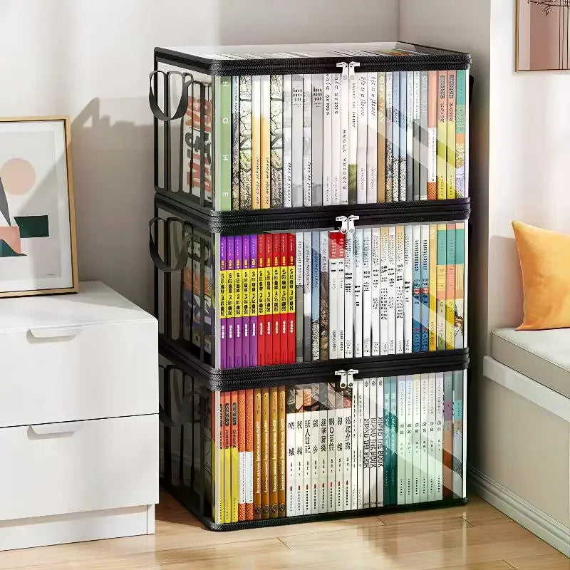 Clear PVC Flip-Top Organizer Box – Large Multi-Purpose Storage Storage Organizer Box Richie's