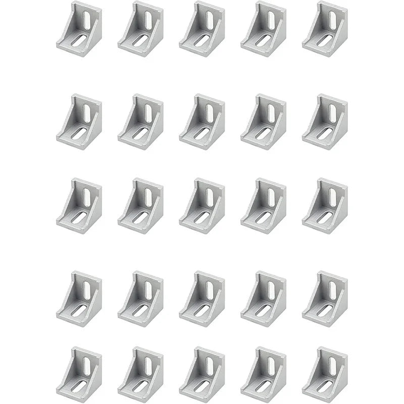 25PCS 4040 Aluminum Profile Corner Bracket Connectors 35×40mm Corner Bracket Connector Richie's
