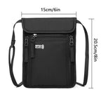 RFID Passport Holder Neck Wallet Travel Document Pouch Travel Passport Wallet Richie's