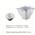 Easter Eggshell Silicone Mold – DIY Candle & Plaster Crafts Silicone Craft Mold Richie's