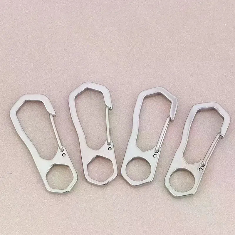 Stainless Steel Carabiner Keychain Clip Set – 2/5 Pcs Outdoor Carabiner Clip Set Richie's