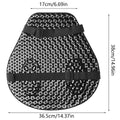 3D Honeycomb Gel Motorcycle Seat Cushion Cover – Universal Fit Motorcycle Seat Cover Richie's black