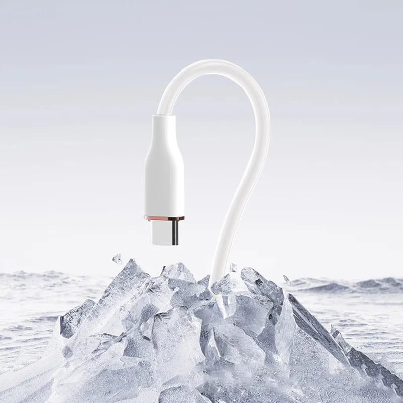 65W Fast Charging USB-C Cable 1.2m Liquid Silicone Type-C USB-C Charging Cable Richie's