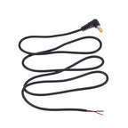 Right Angle DC Power Cable 5.5x2.1/2.5mm Male Plug Extension DC Power Cable Richie's