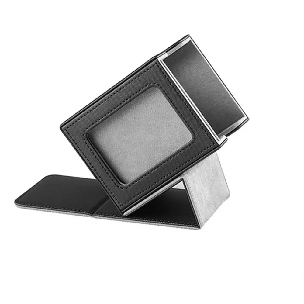 PU Leather Card Deck Box with Window – MTG Card Organizer Card Deck Box Richie's