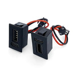 USB Type-C Double-Layer Lamp Charging Socket with Cable USB Charging Socket Richie's