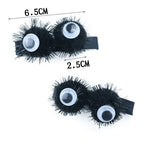4 Pairs Halloween Eyeball Hair Clips Kids Party Hairpins Halloween Hair Clips Richie's