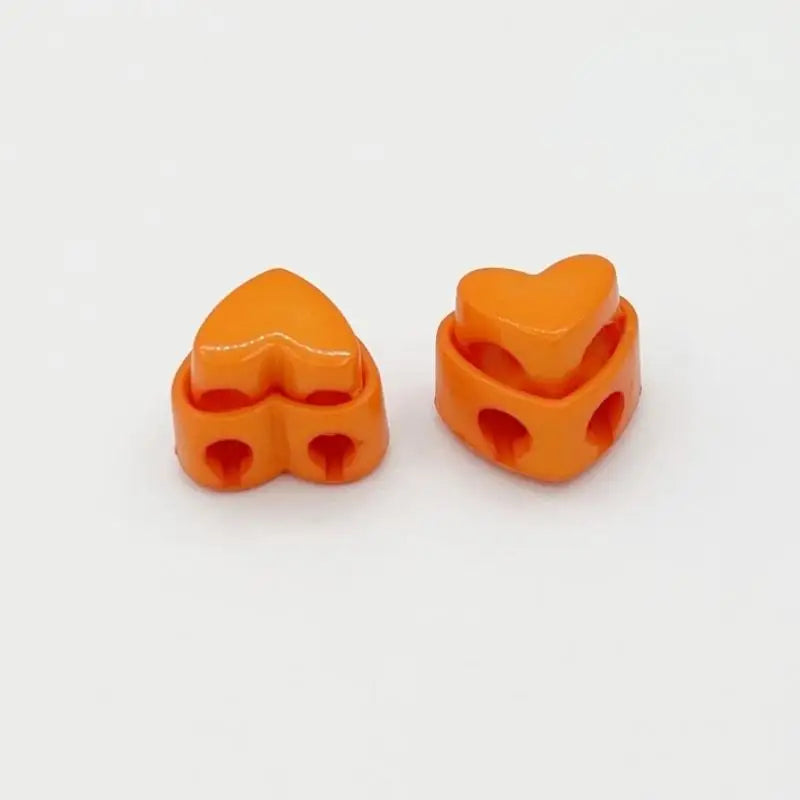 Heart-Shaped Knitting Needle Stoppers 5 Pcs – Colorful Tip Caps Knitting Accessories Richie's Orange