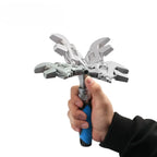 FATCOOL 10-In 5-in-1 Adjustable Ratchet Wrench 180° Folding Adjustable Ratchet Wrench Richie's