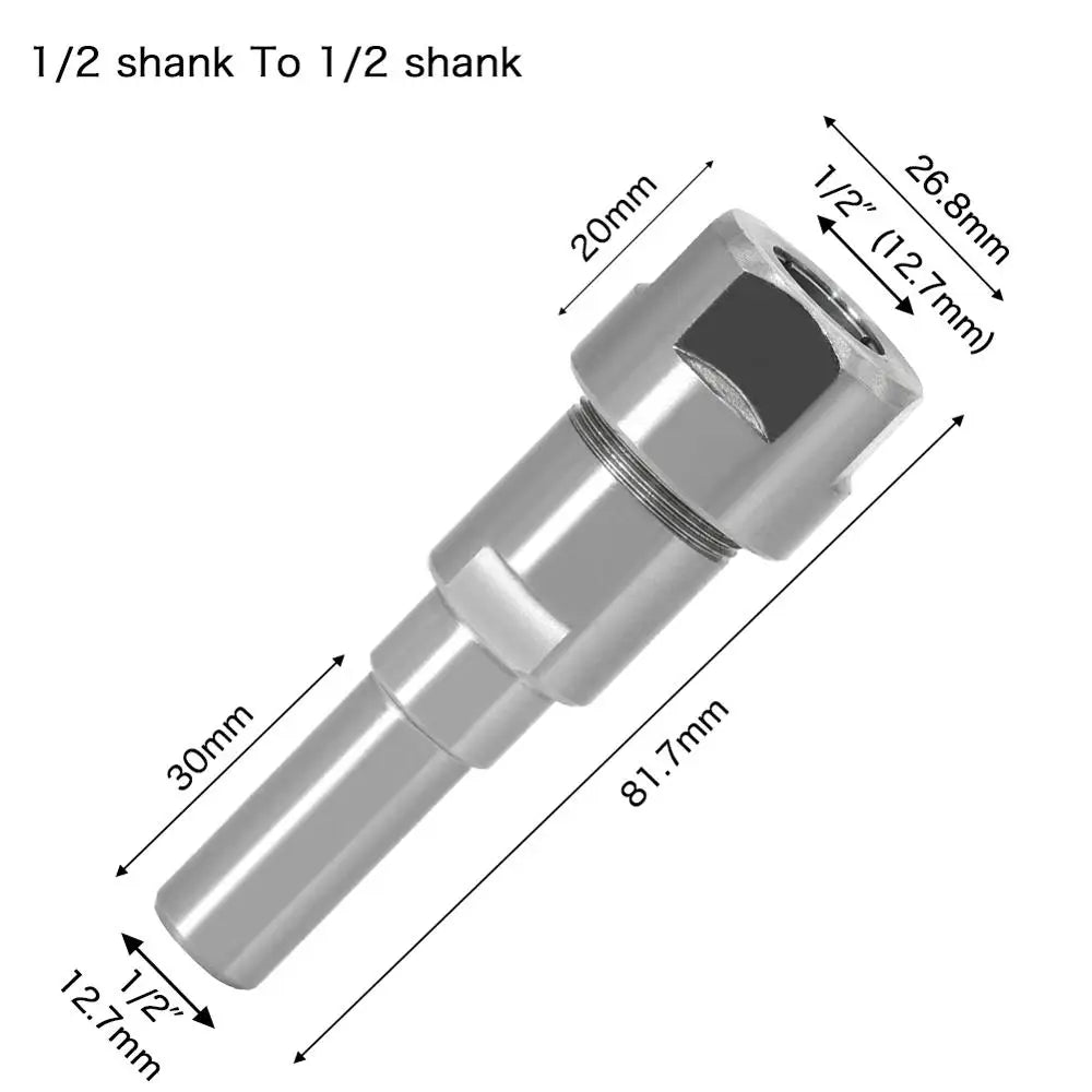 Router Bit Extension Rod Collet – 6–12.7mm Engraving Milling Router Bit Extension Richie's